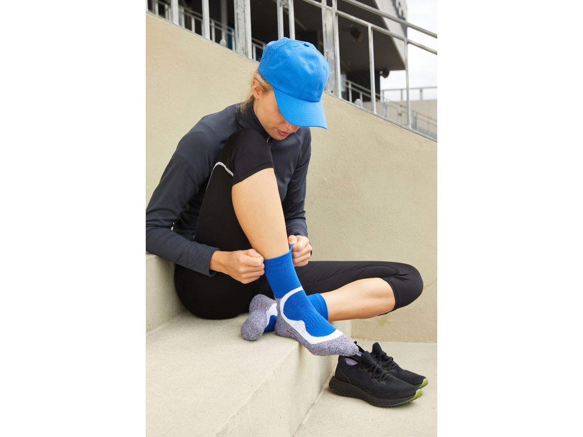 JN Sport Socks Short JN210 76%PES/22%PA/2%EL, red, Größe 42-44