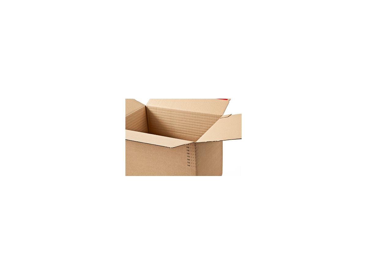 ColomPac Versandkarton CP141.201 DIN A4 30,4x13-22x21,6cm braun