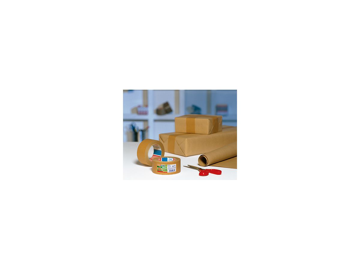tesa Packband tesapack Paper EcoLogo 57180-00000 50mmx50m braun