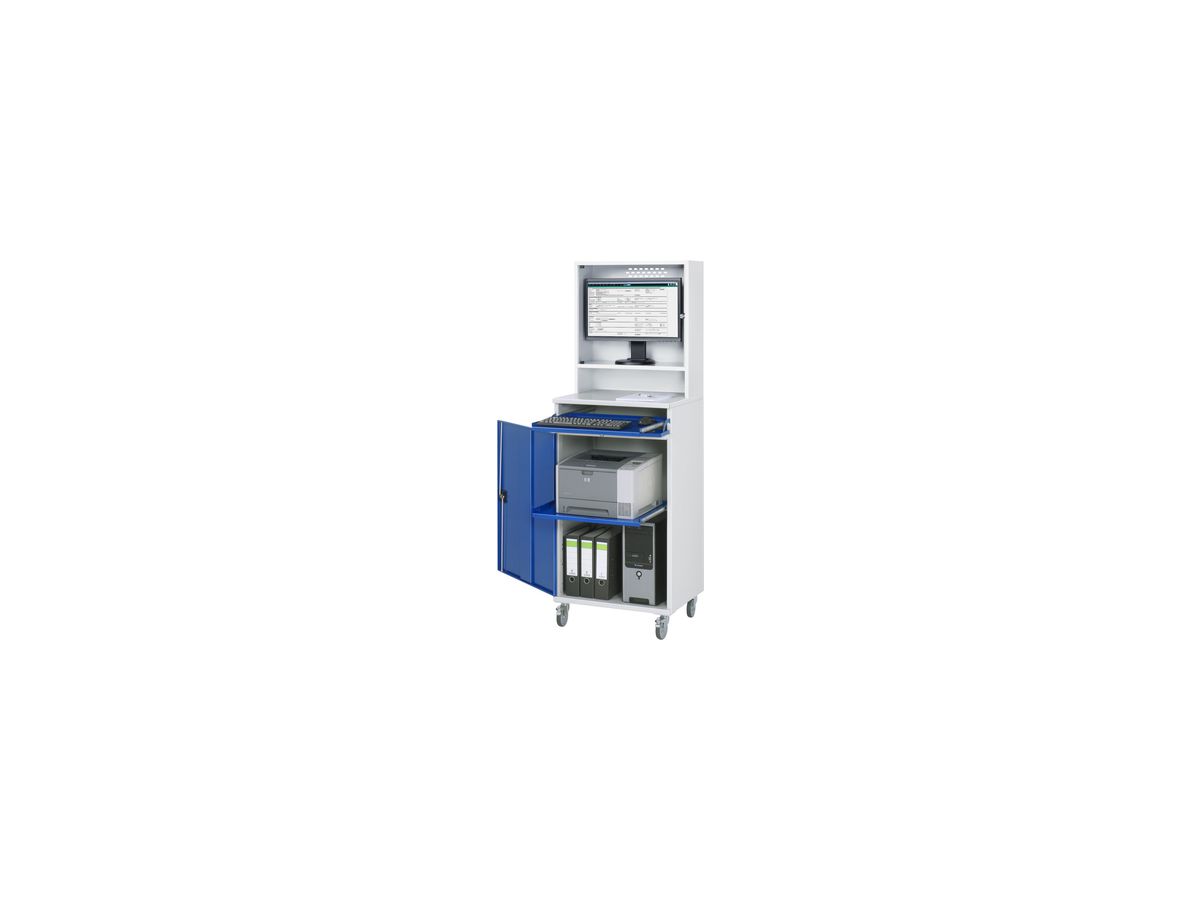 Computer-Schrank - 65 650x520x1860 - 7035/5010
