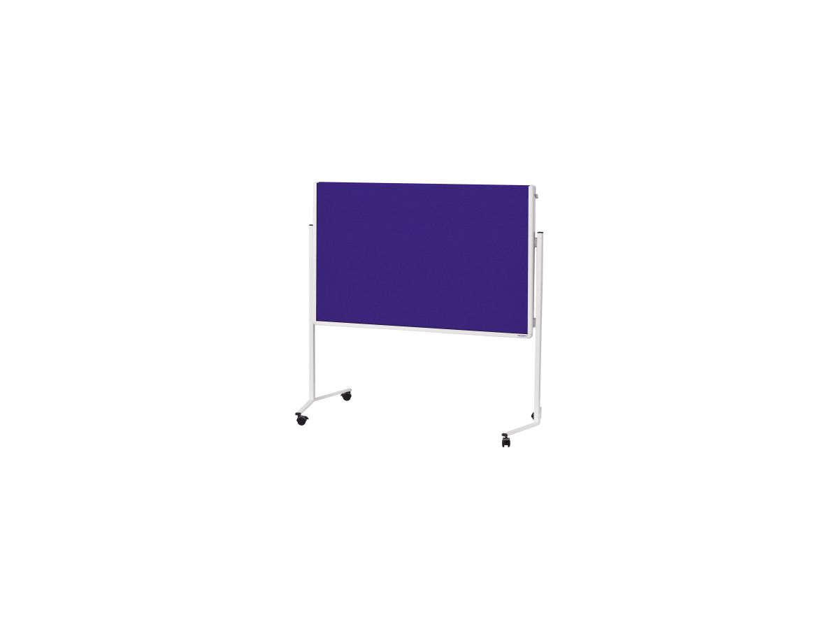 magnetoplan Moderationstafel 2111303 1500x1200mm Filz blau