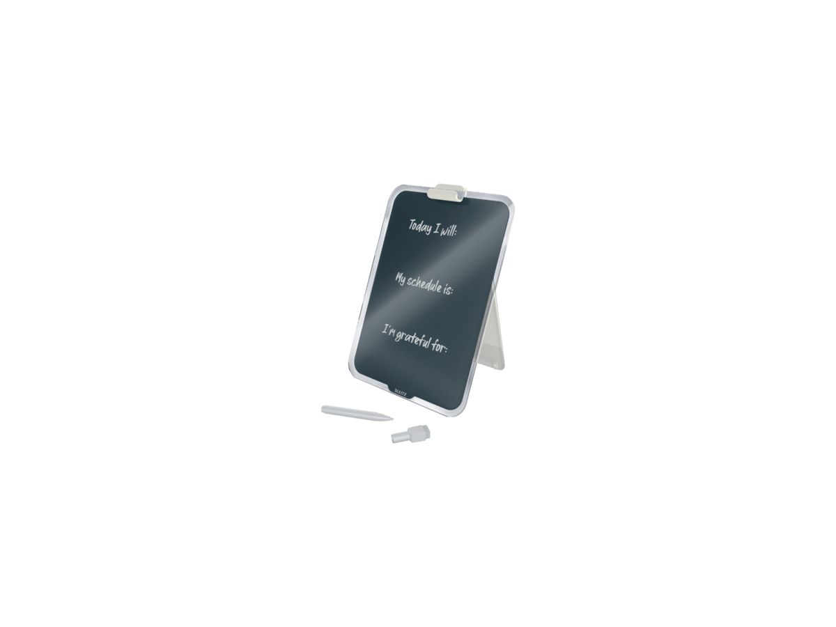 Leitz Desktop-Notizboard Cosy 39470089 216x297mm Glas grau