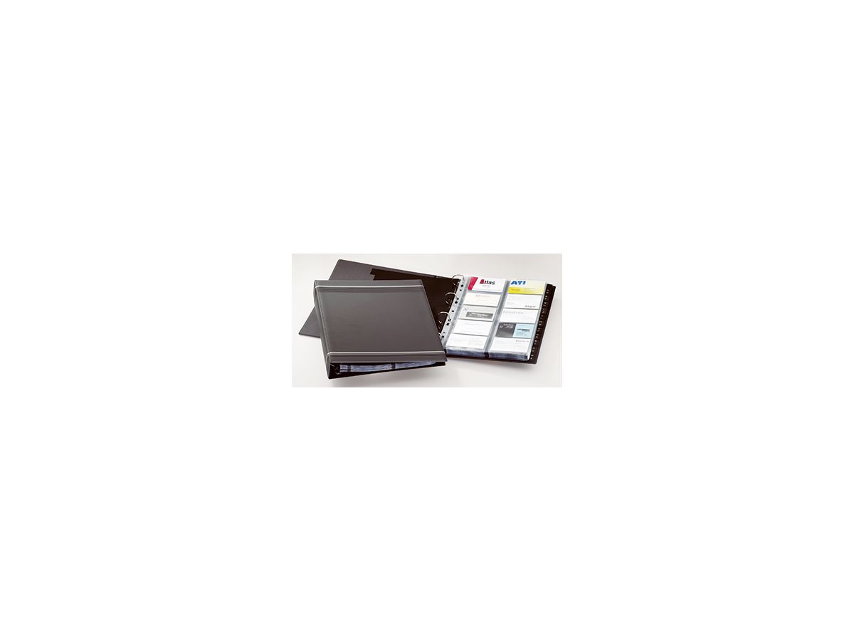 DURABLE Visitenkarten-Ringbuch VISIFIX 238858 max. 400Karten an