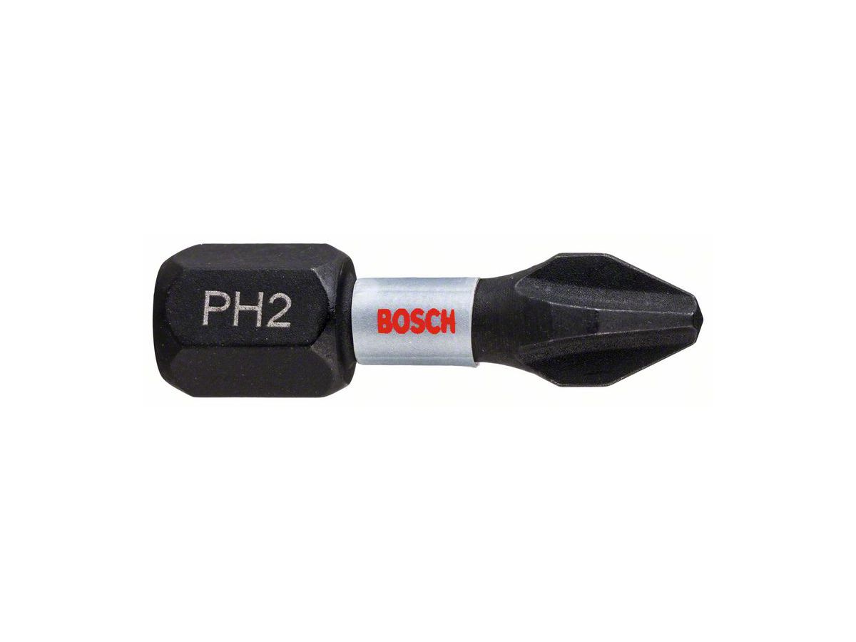 BOSCH Impact Control Schrauberbit-Pack PH 2, VE 2