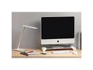 UNILUX Tischleuchte Jazz LED 400093836 weiß + metallgrau