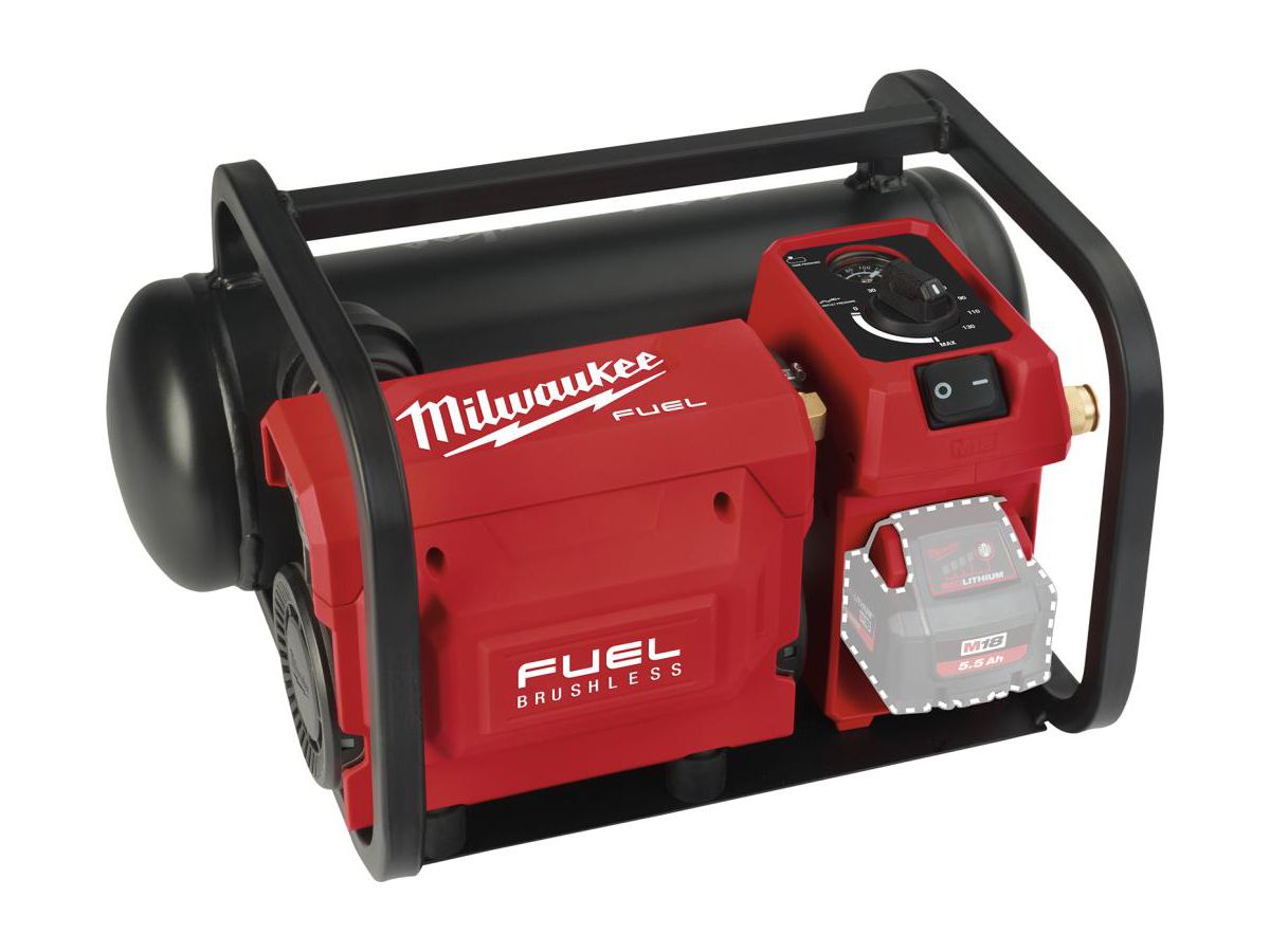 MILWAUKEE Akku-Kompressor Fuel M18FAC-0 Solo, im Karton