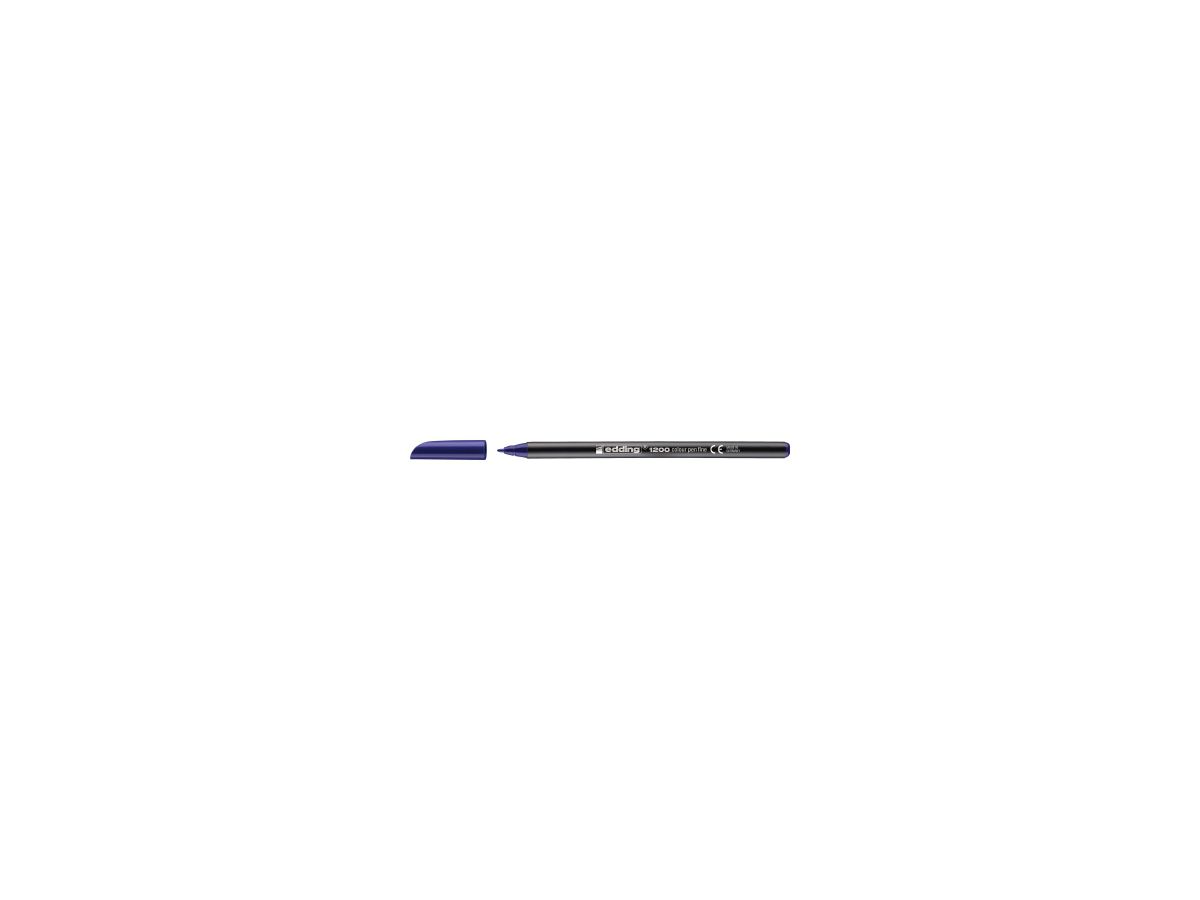 edding Faserschreiber 1200 color pen 4-1200003 0,5-1mm blau