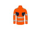 SIOEN SYNC Warnschutz Softshell-Jacke Gr. XS, hi-vis or/marine, Kl. 2 LEDSTART