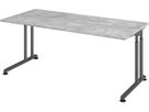 Schreibtisch C-Fuß 1800x800 mm Beton