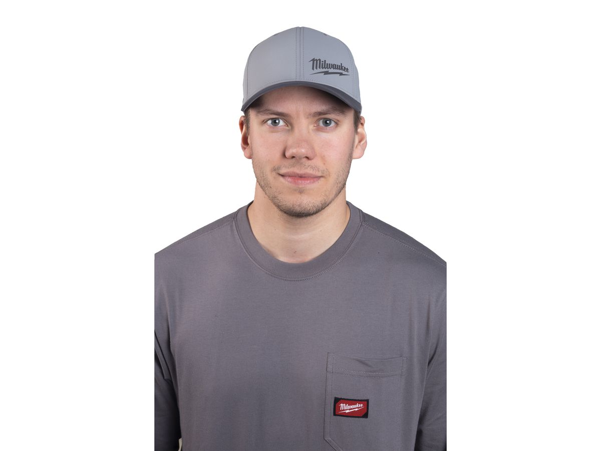 MILWAUKEE Baseball Kappe BCPDGR-S/M Performance, dunkelgrau mit UV-Schutz