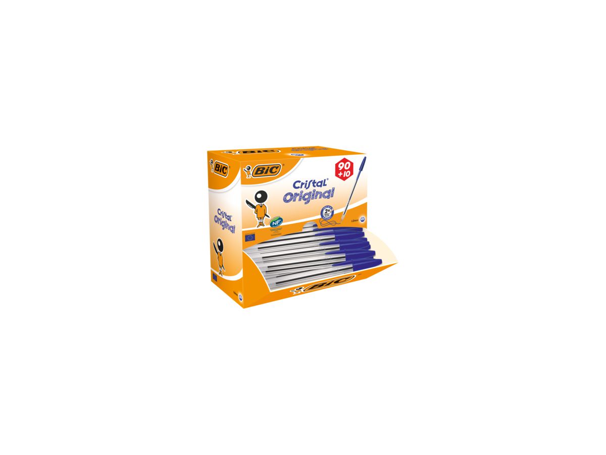 BIC Kugelschreiber Cristal 942910 blau 100 St./Pack.