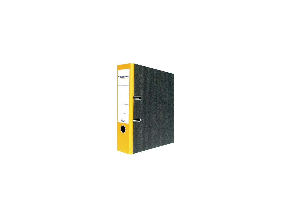 Soennecken Ordner 3321 DIN A4 80mm Pappe gelb