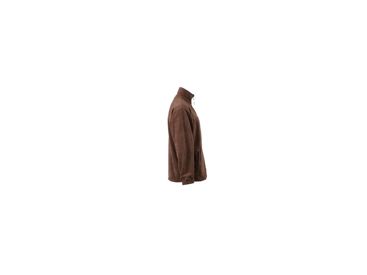 JN Full-Zip Fleece JN044 100%PES, brown, Größe S