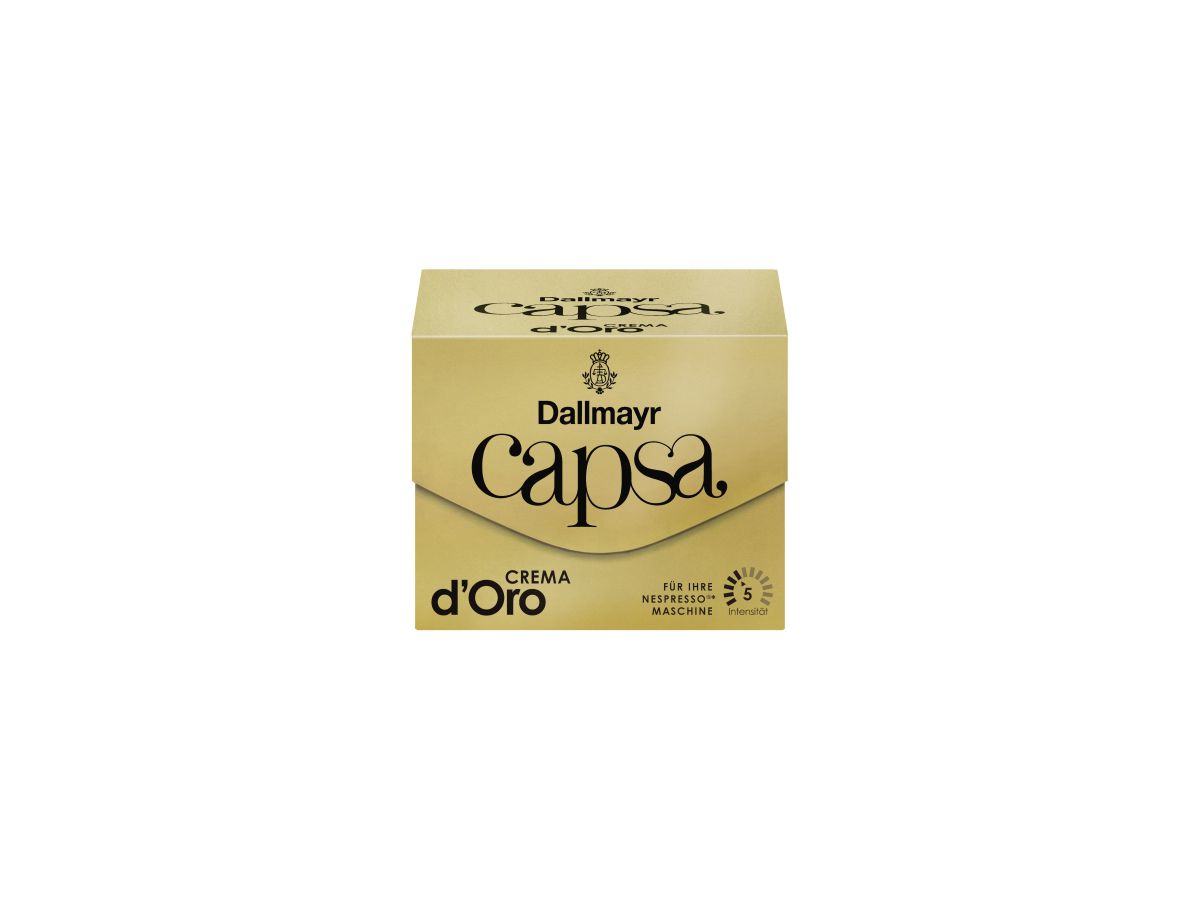 Dallmayr Kaffeekapsel capsa Crema d'Oro 112000000 10 St./Pack.