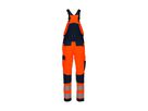 SIOEN SYNC Warnschutz Latzhose Kl. 2 Gr. 48, hi-vis orange/marine, BREAQOUT