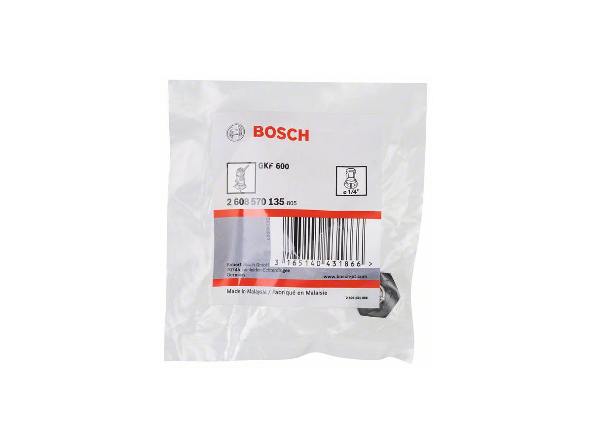 BOSCH Spannzange 1/4" nicht für GFK 600 W