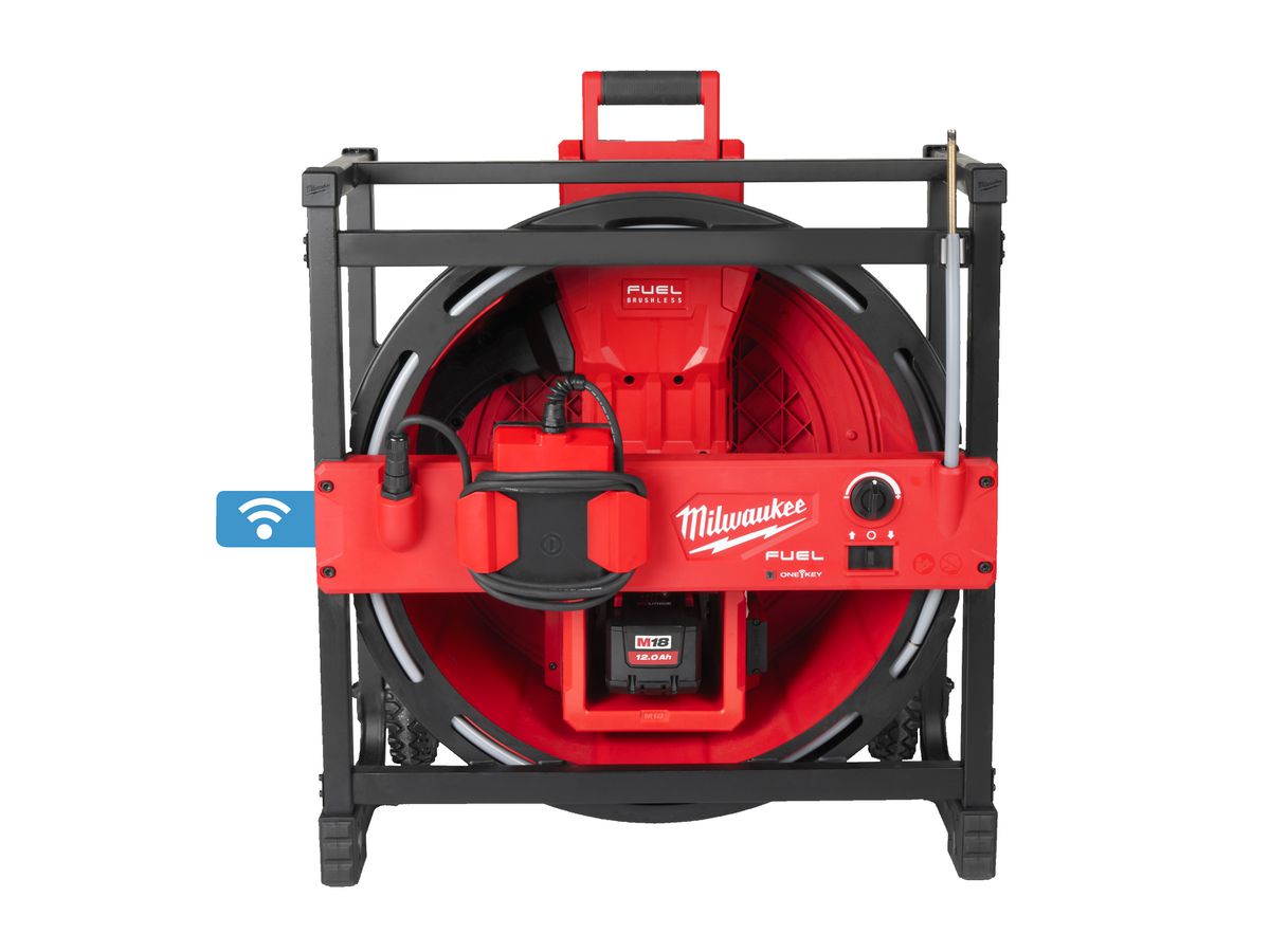 MILWAUKEE Akku-Rohrreiniger M18 HSFSM-122 mit flexibler Welle