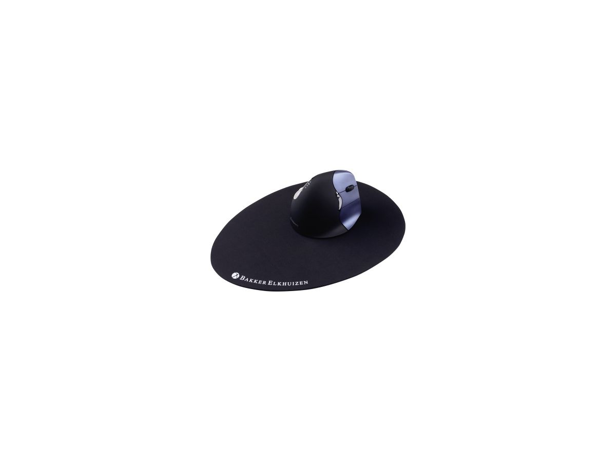 BakkerElkhuizen Mausepad Egg Ergo BNEEMP Gummi schwarz