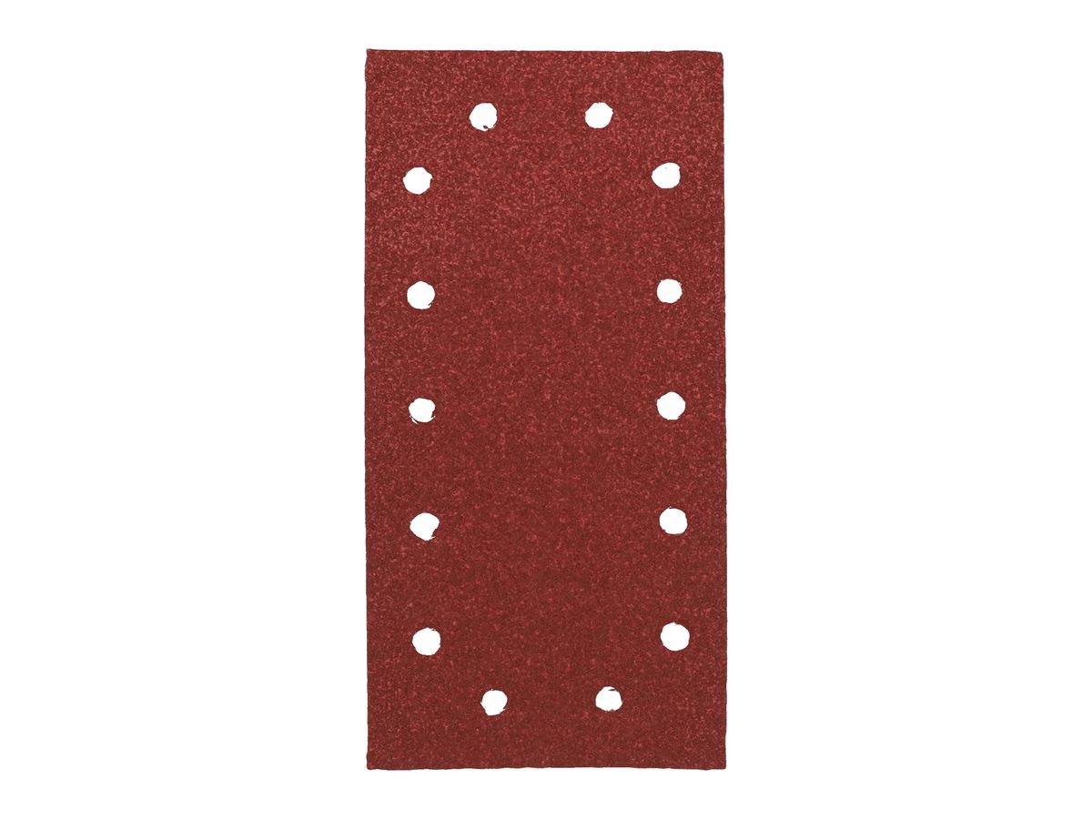 MILWAUKEE Schleifblatt Schwingschleifer 115x230 mm K40, 14-Loch, VE 10