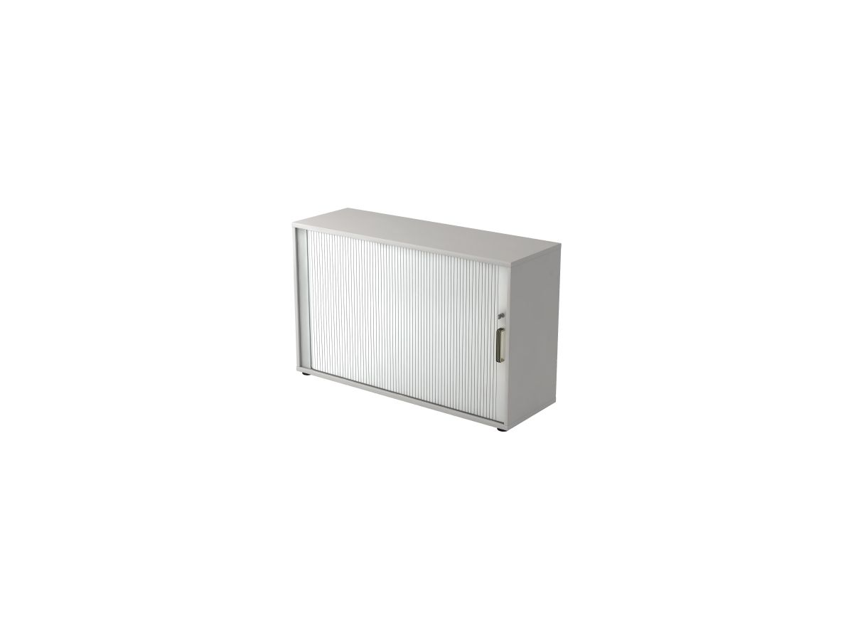 Rolladenschrank 120x40x74,8cm Grau/Silber