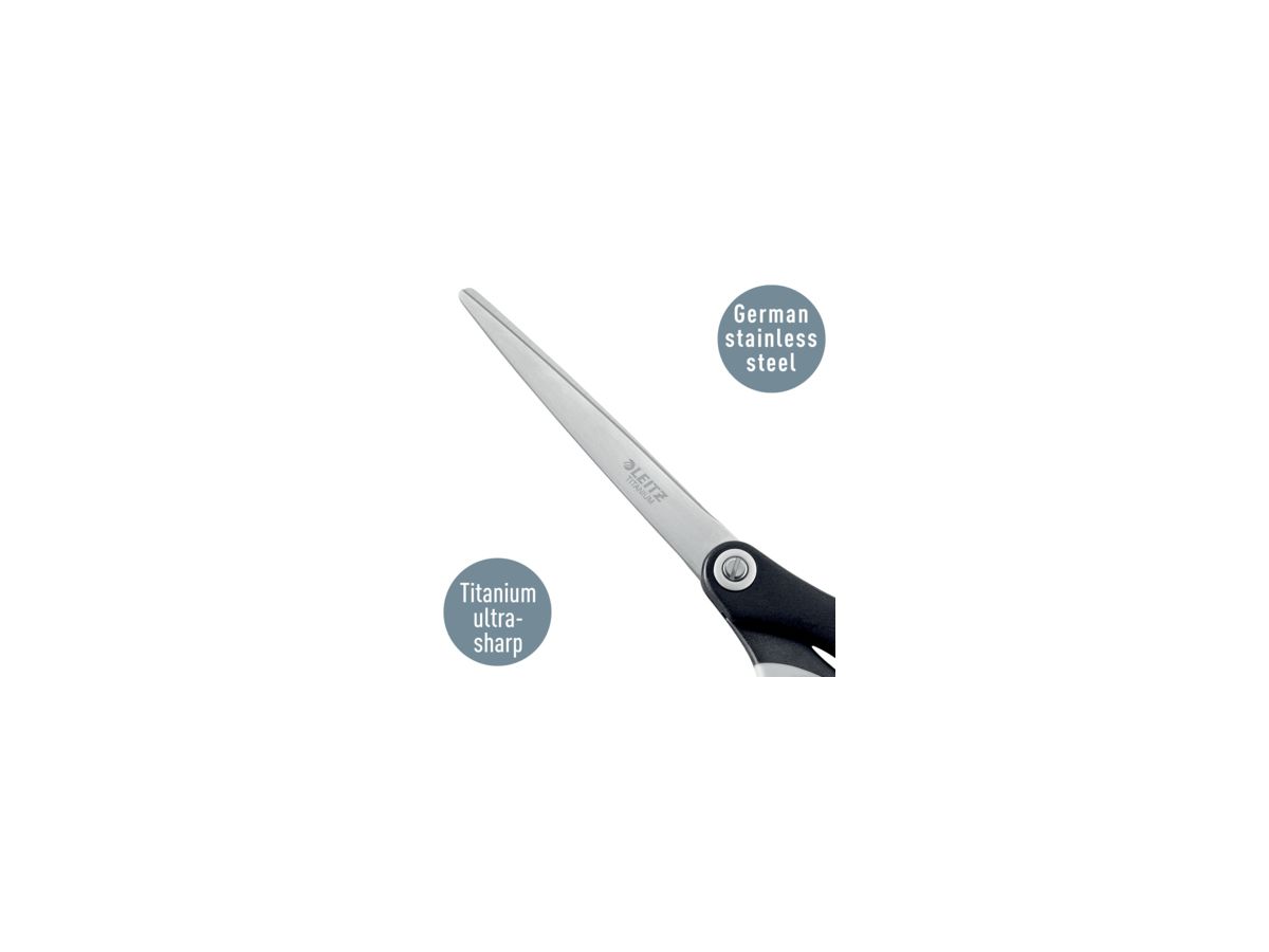 Leitz Schere Titan softgrip 54166095 180mm schwarz