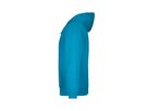 JN Hooded Sweat JN047 80%BW/20%PES, turquoise, Größe M