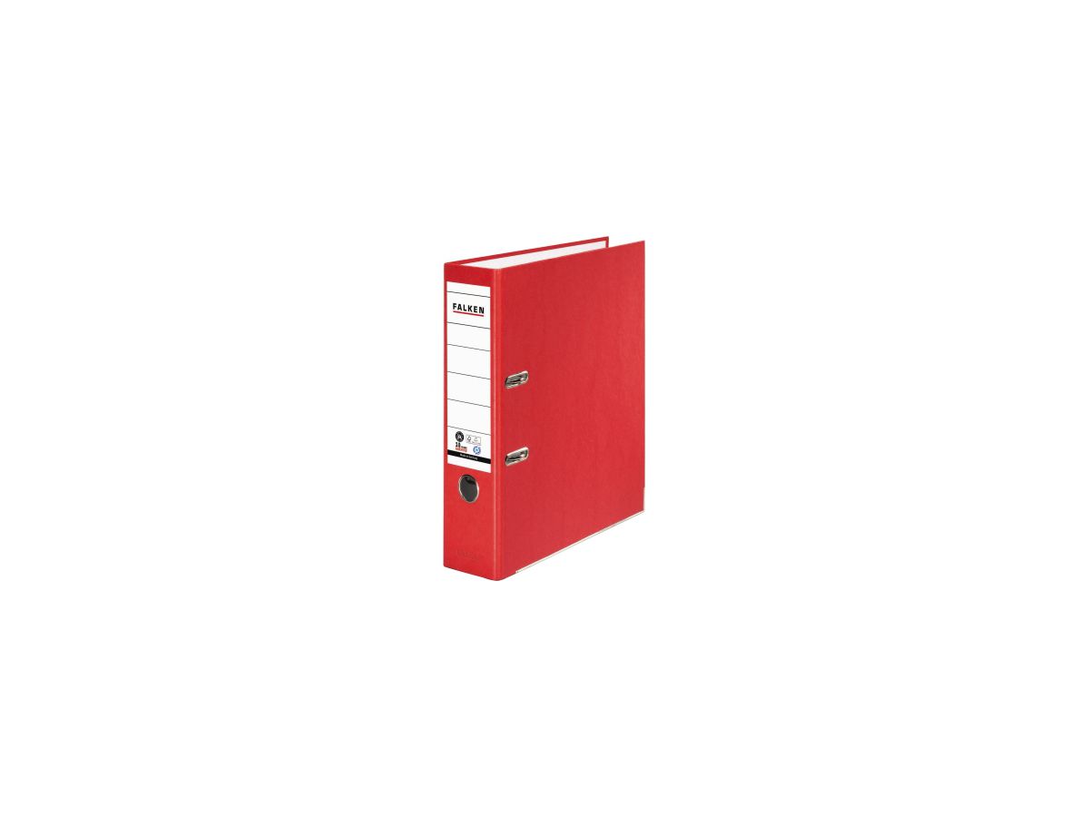 Falken Ordner Recycolor 11285632 DIN A4 80mm Papier rot