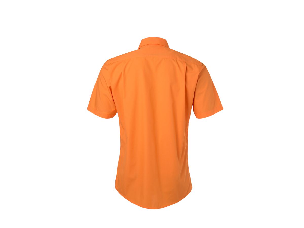 JN Men's Shirt Shortsleeve Poplin JN680 orange, Größe M