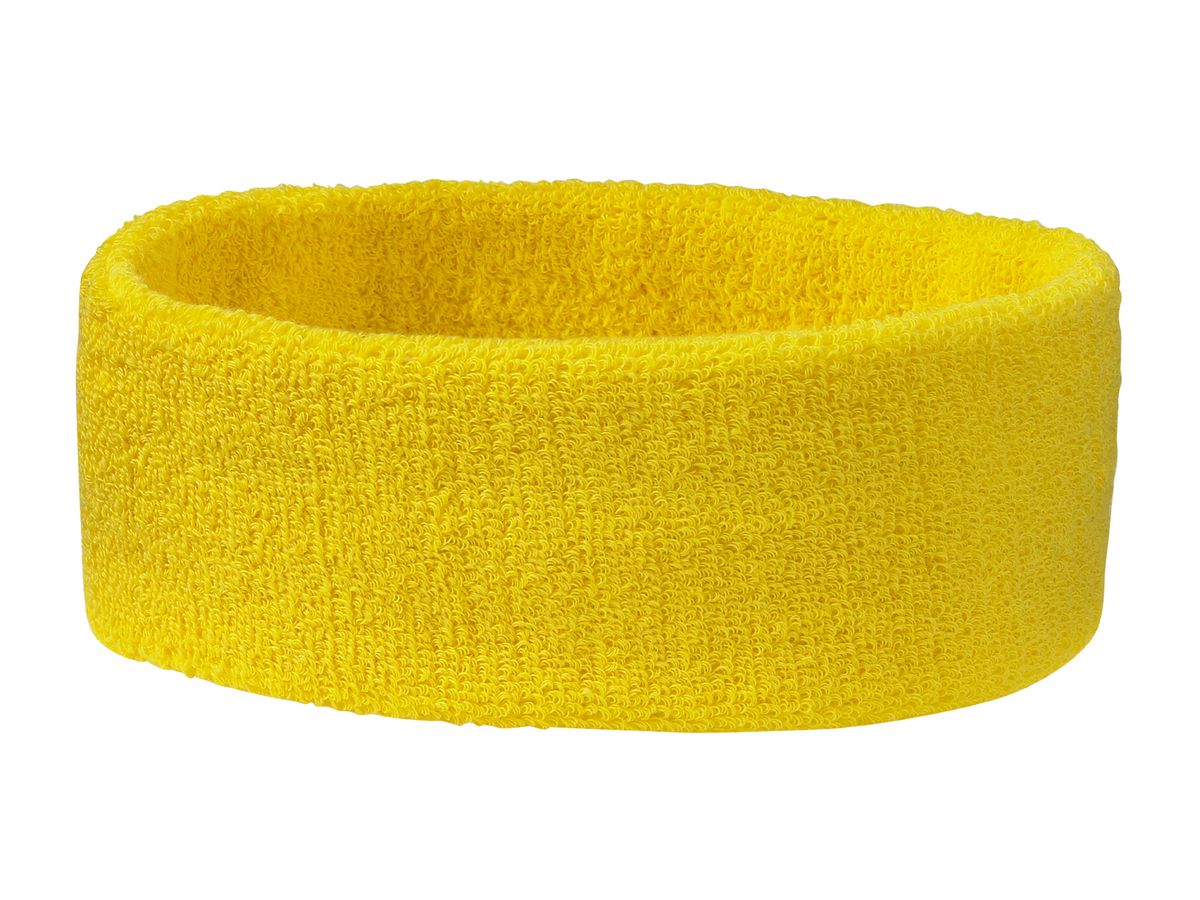 mb Terry Headband MB042 80%BW/20%EL, gold-yellow, Größe one size