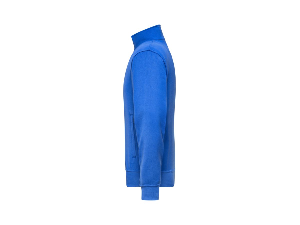 JN Workwear Sweat Jacket JN836 70%BW/30%PES, royal, Größe 3XL