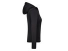 JN Ladies' Sports Zip Hoody JN531 black, Größe XS