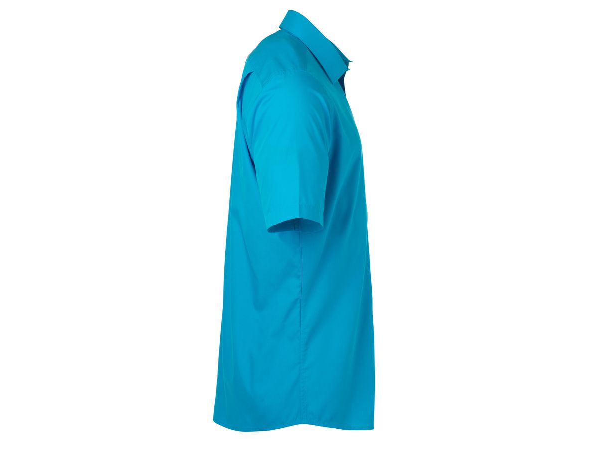 JN Men's Shirt Shortsleeve Poplin JN680 turquoise, Größe M