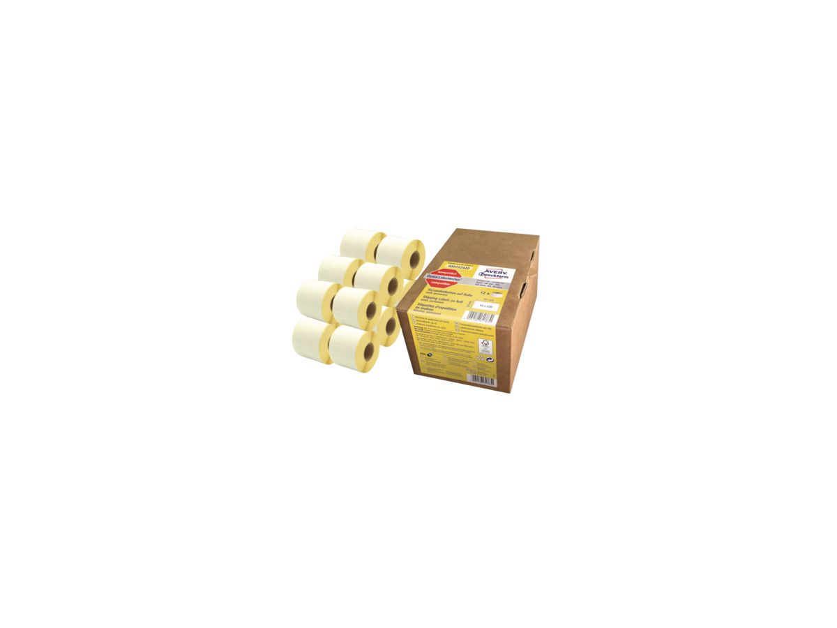 Avery Zweckform Etikett AS0722390 36x89mm ws 18Rollen 4.680St.