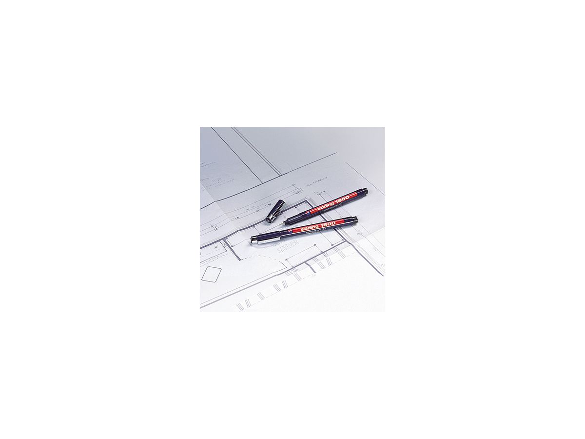 edding Feinschreiber 1800 profipen 4-180005001 0,5mm schwarz