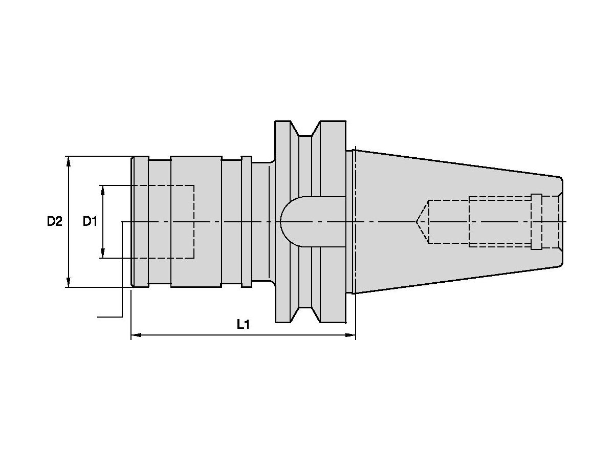 ERICKSON BT40STRC2089M WERKZEUGAUFNAHMEN D1=50 L1=89