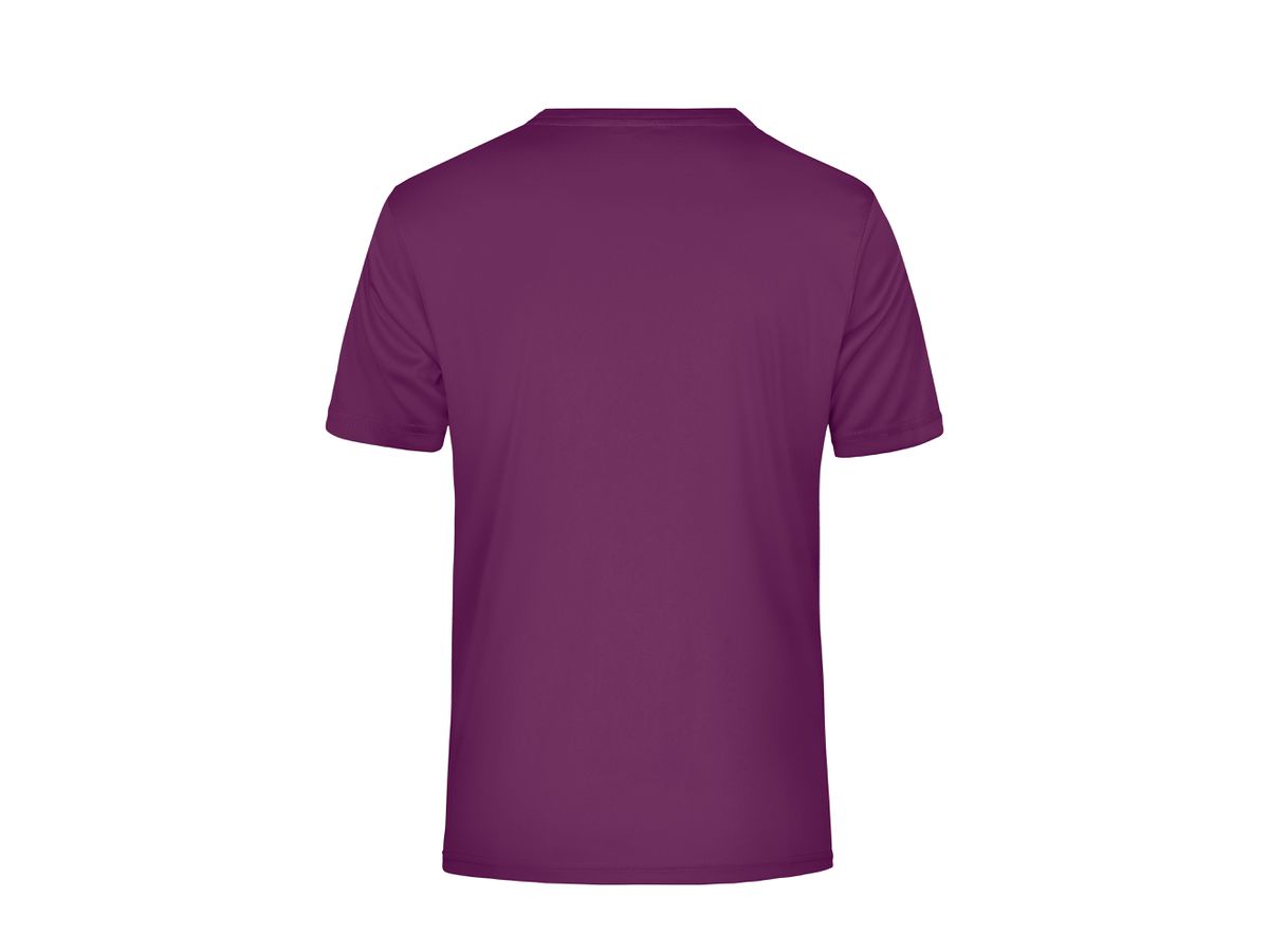 JN Mens Active - T JN358 100%PES, purple, Größe 2XL