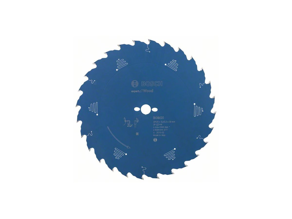 BOSCH Kreissägeblatt Expert for Wood 420x30x3,5/2,5 mm, 28 Z