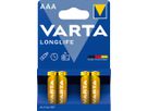 Batterie LONGLIFE VARTA AAA 4er Blister