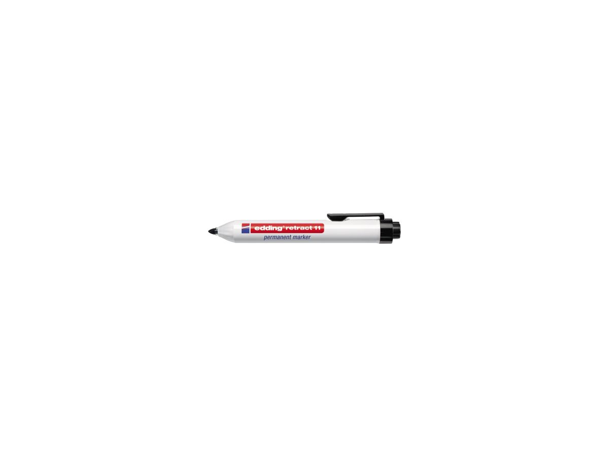 Permanent marker no. 11 Black Edding