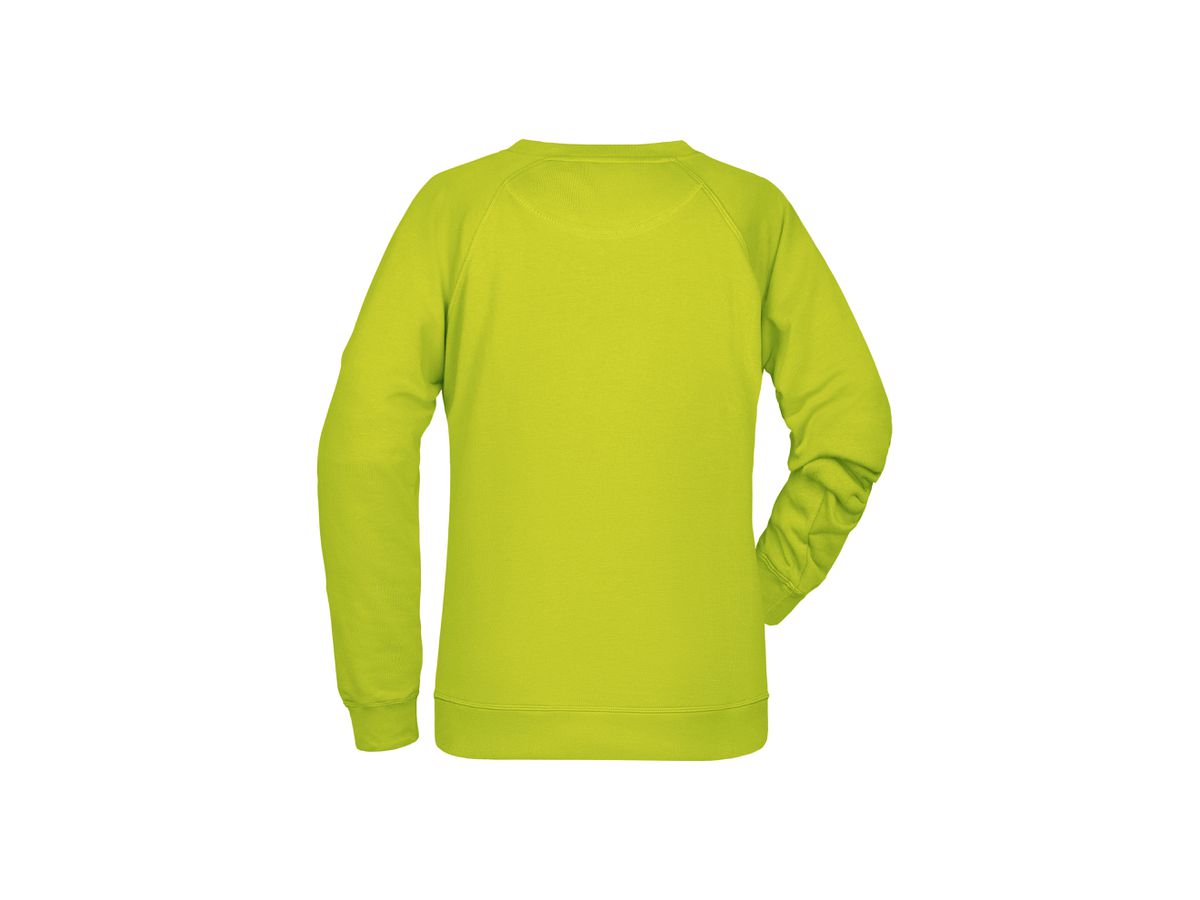JN Ladies' Sweat 8021 acid-yellow, Größe XL