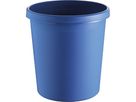 helit Papierkorb H6105834 31x32cm 18l rund Kunststoff blau