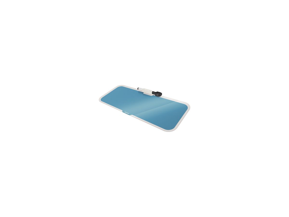 Leitz Desktop-Memoboard Cosy 52690061 380x150x60mm Glas blau