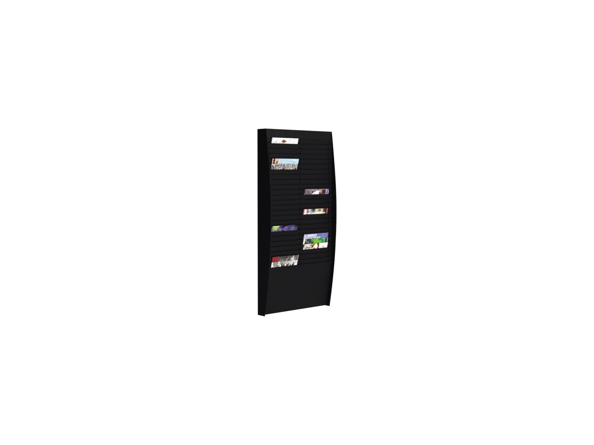 Paperflow Wand-Sortiertafel V 50F A4V2X25.01 DIN A4 schwarz