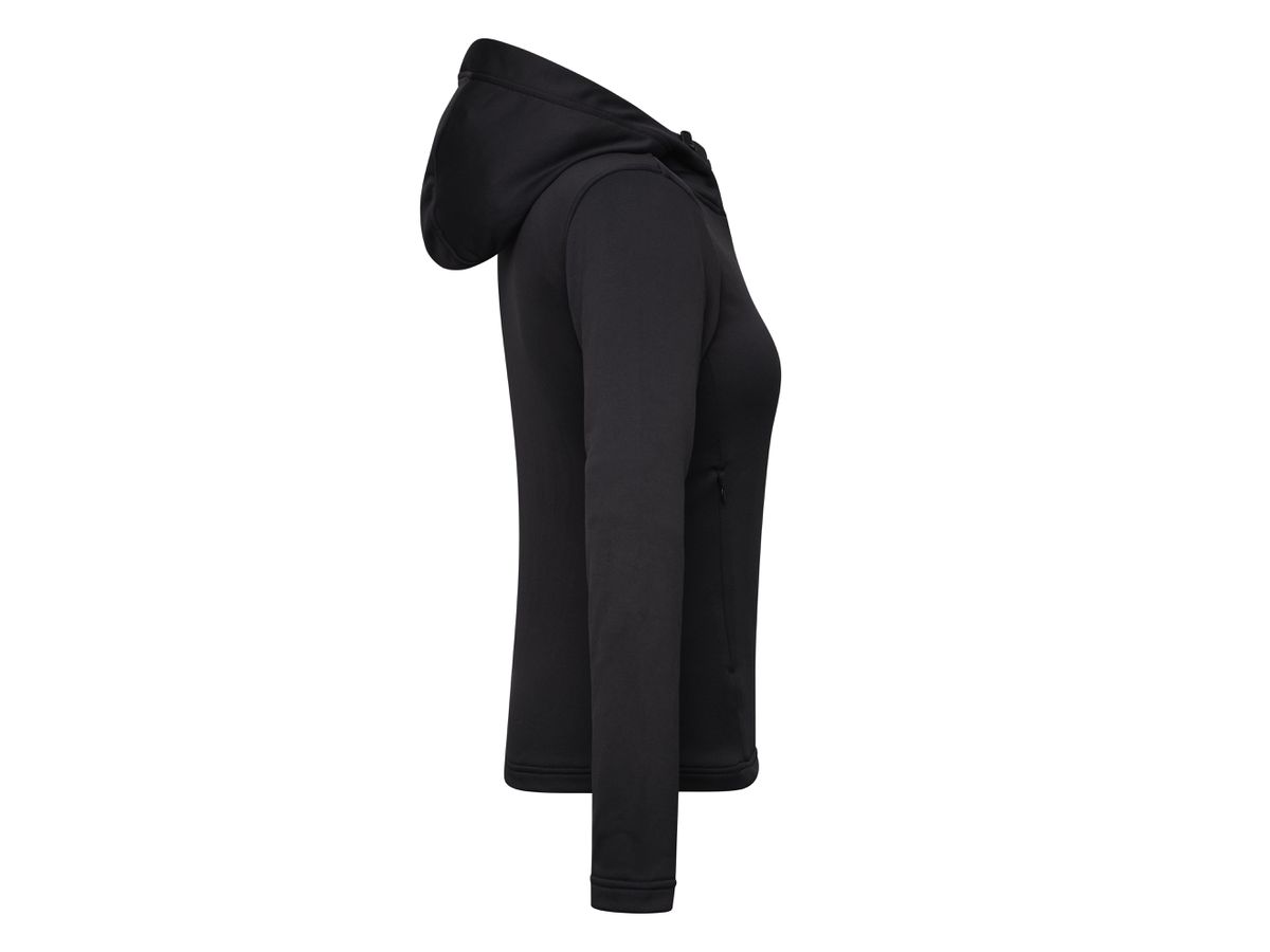 JN Ladies' Sports Zip Hoody JN531 black, Größe XS