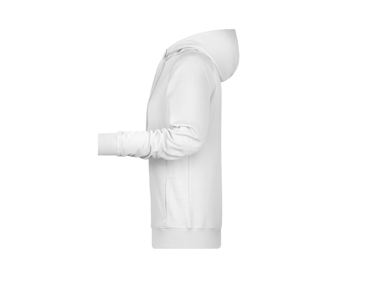 JN Ladies' Hoody 8023 white, Größe 3XL