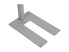 MAUL Standleuchte MAULjaval 141460 LED dimmbar 80W silber