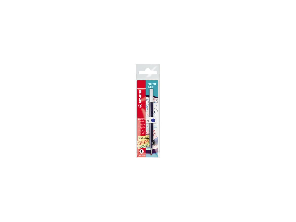 STABILO Nachfüllpatrone Gel PALETTE 268/041-01 0,4mm bl