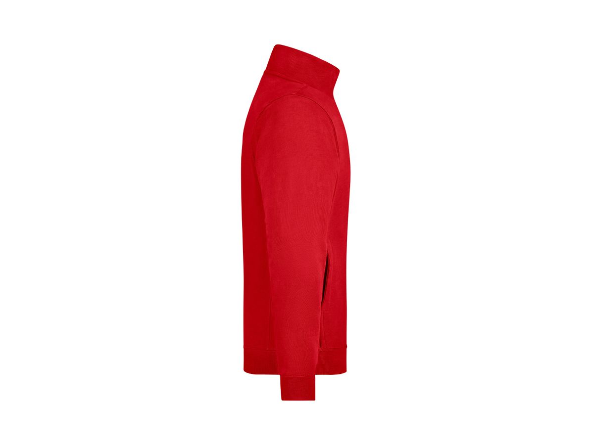 JN Sweat Jacket JN058 100%BW, red, Größe L