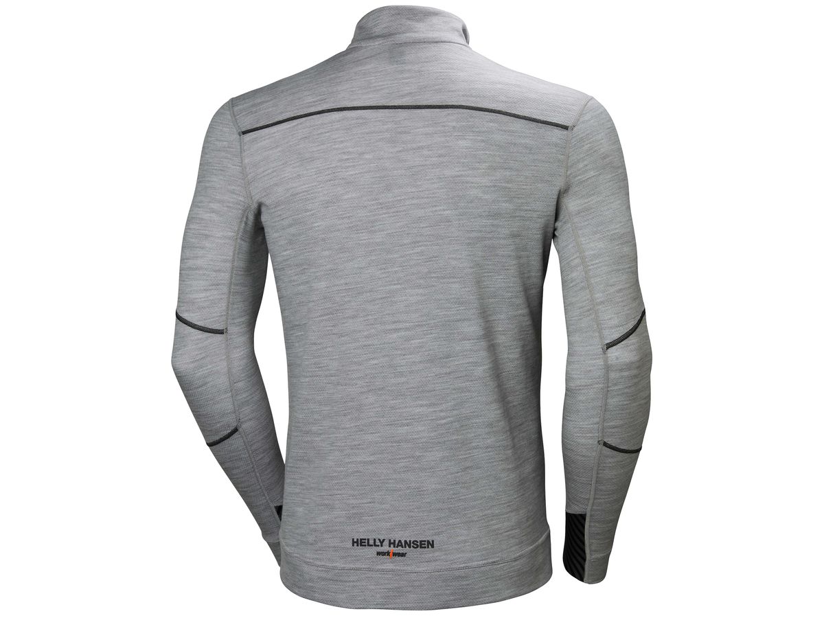 HELLY HANSEN LIFA Merino LS-Baselayer 75107 Gr. XS GREY MELANGE