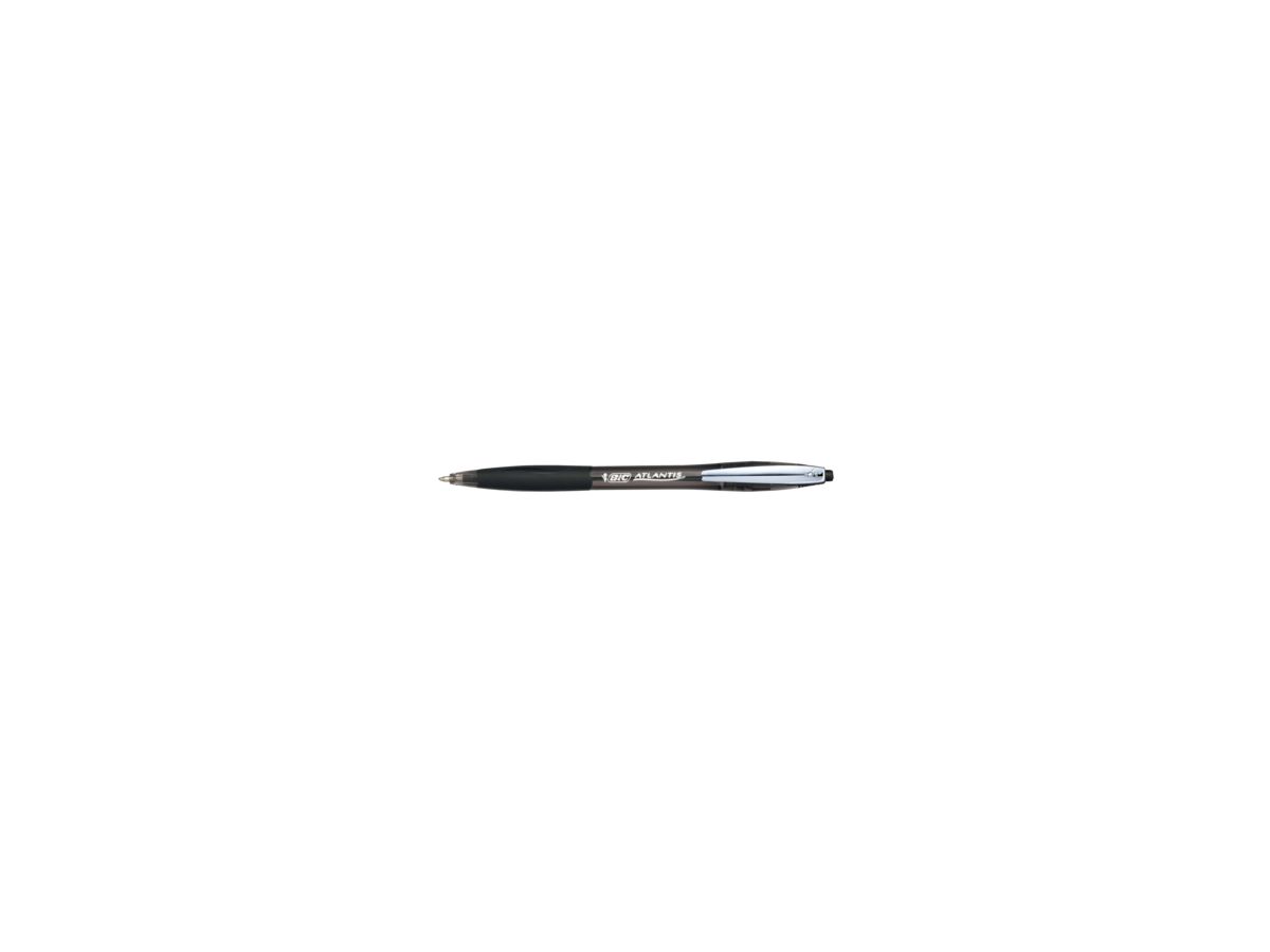 BIC Kugelschreiber ATLANTIS Soft 902133 0,4mm Druckmechanik schwarz